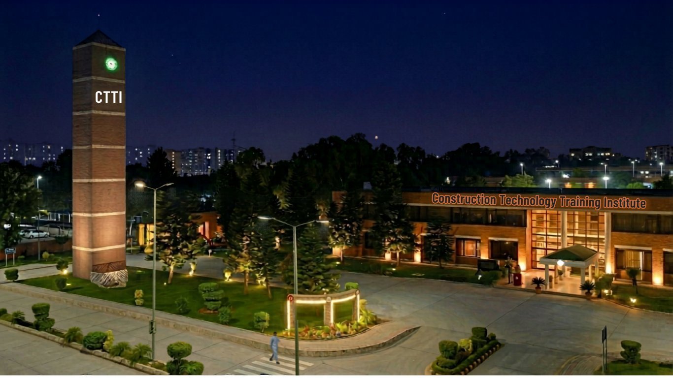 CTTI Campus - Clock Tower at Dusk